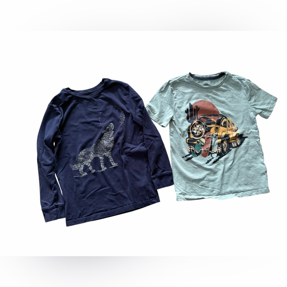 Set of 2 Boys Tommy Bahama Navy Long-Sleeve C.C California short tee
